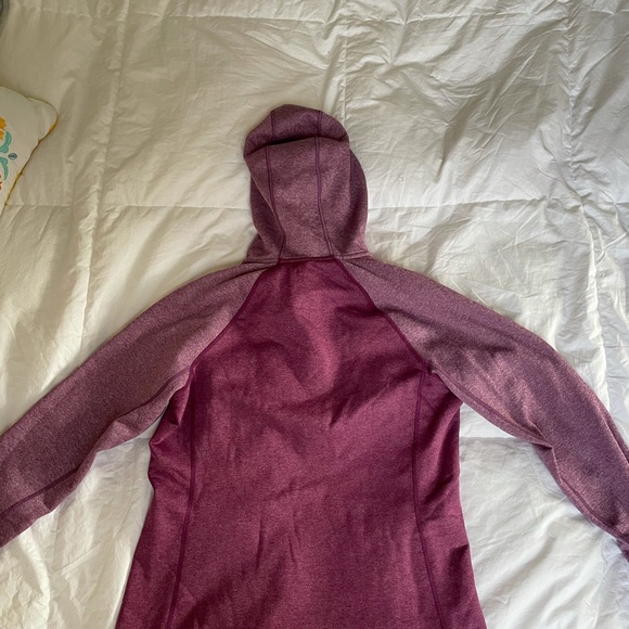 L.L. Bean full zip fleece with hood size small - Picture 3 of 3